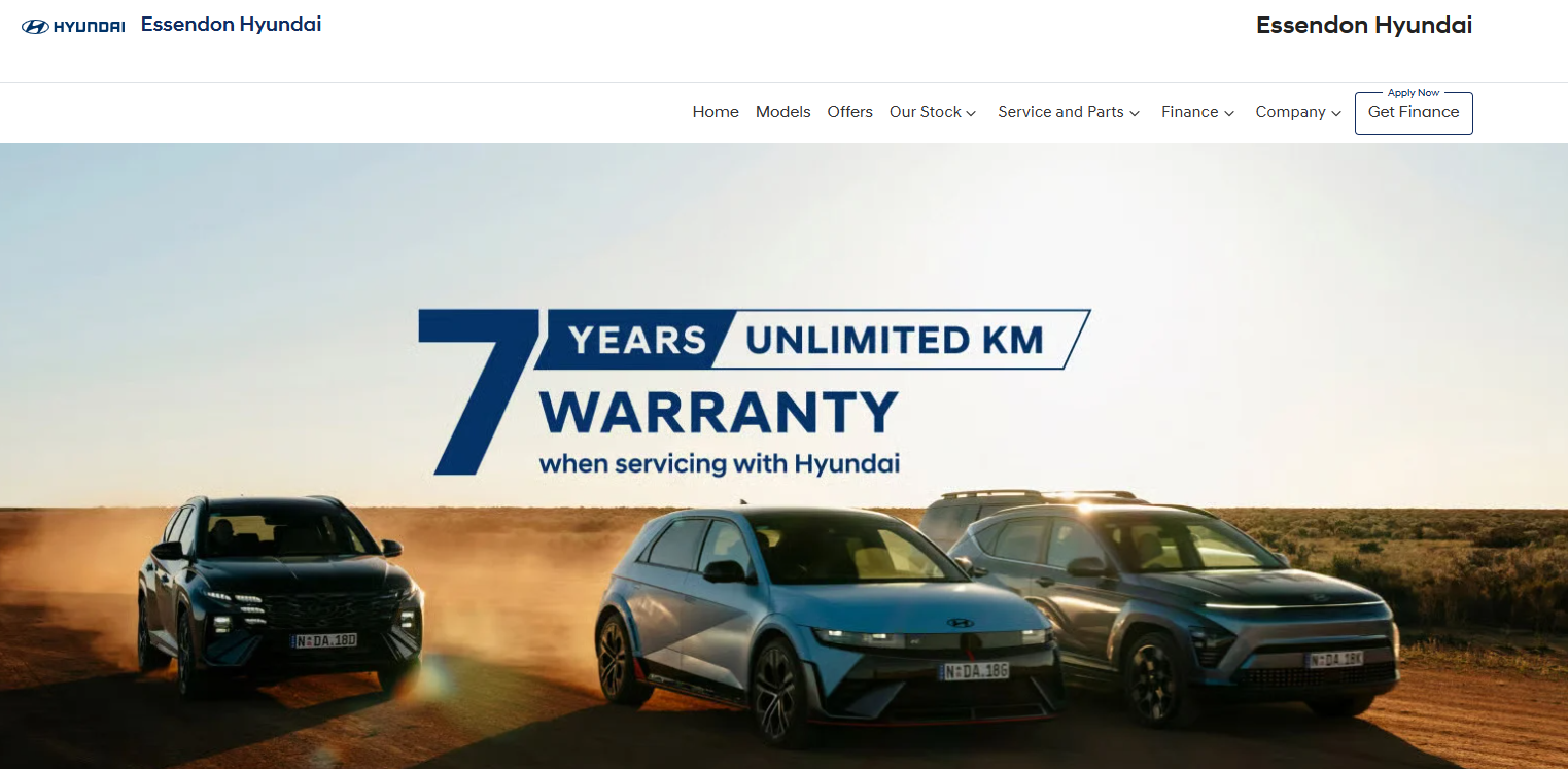 Essendon Hyundai  - 7 Years - Unlimited KM Warranty - see link for details!